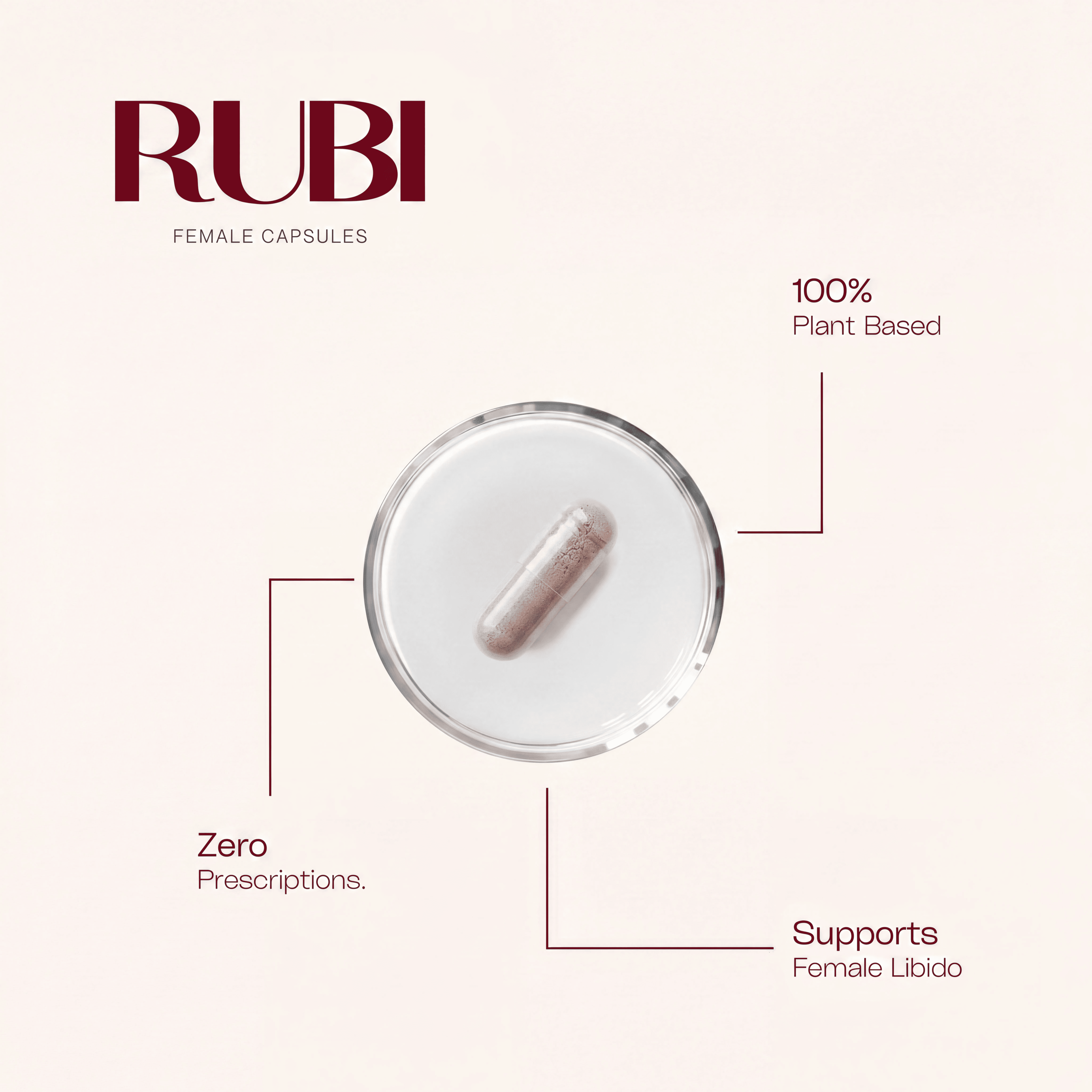 Rubi's Feminine Capsules for Desire & Energy